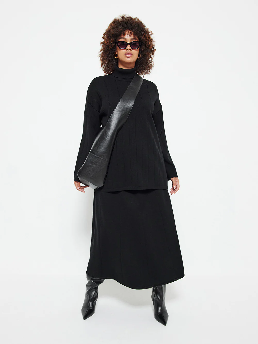 A Line Knit Skirt - Image 5