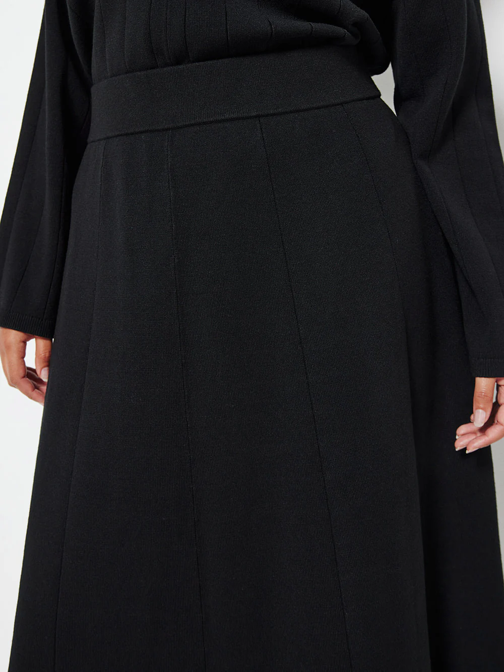 A Line Knit Skirt - Image 8