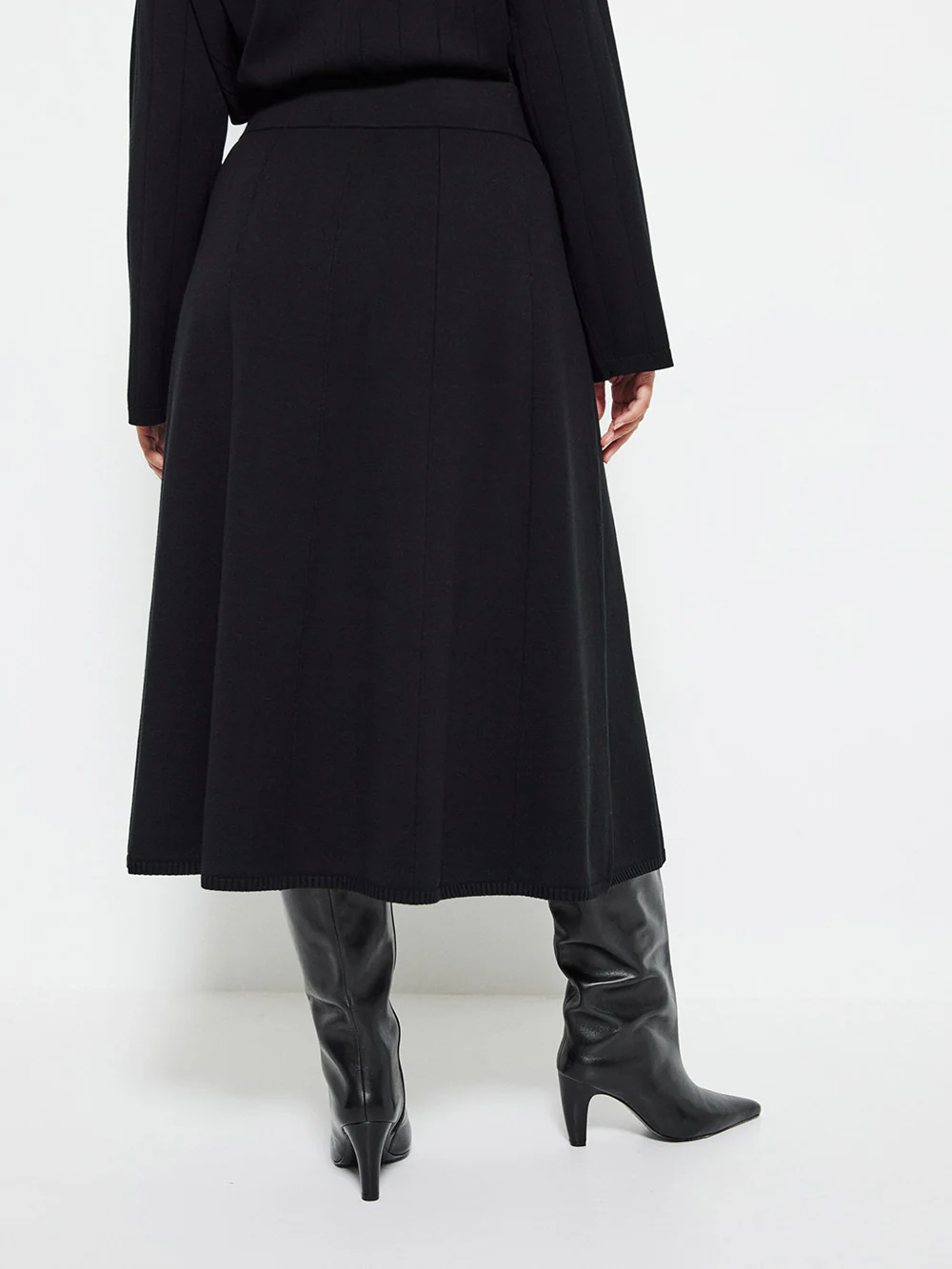 A Line Knit Skirt - Image 9