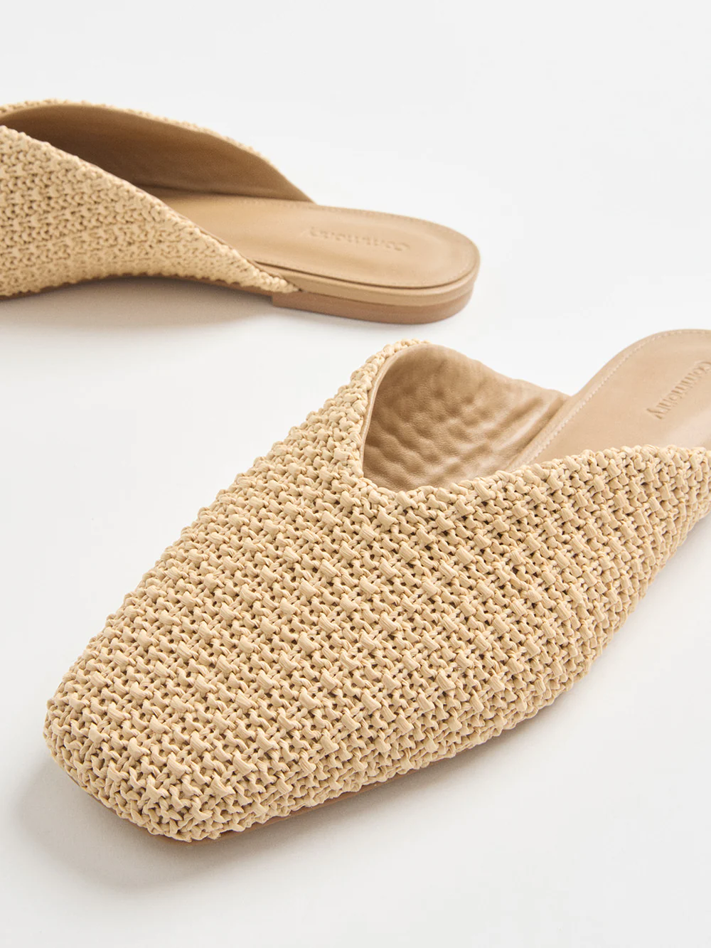 Amara Raffia Slide - Image 3