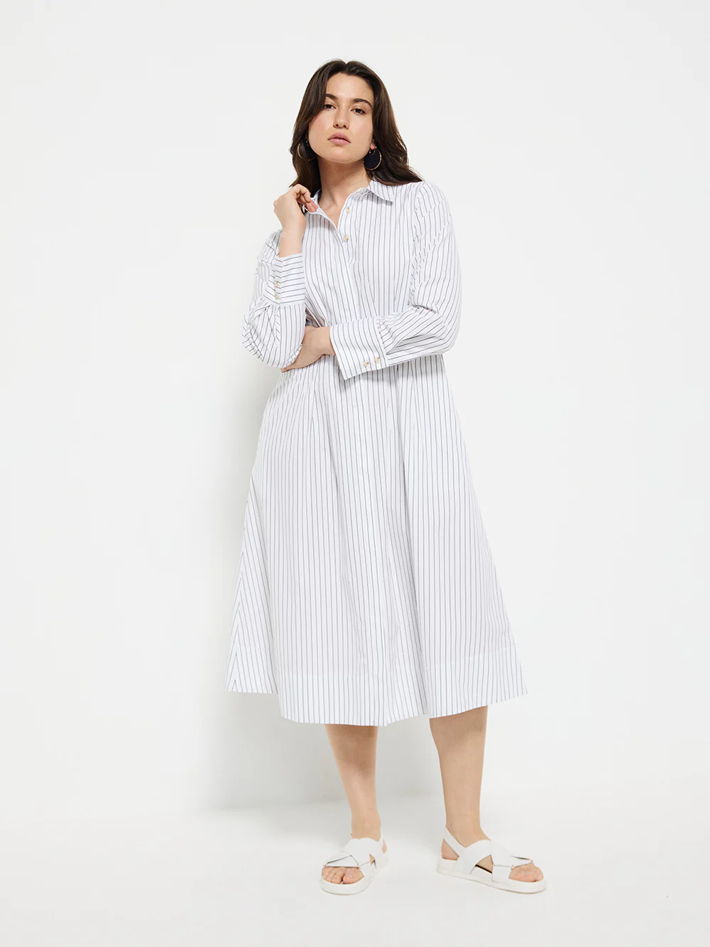Andy Stripe Dress - Image 4