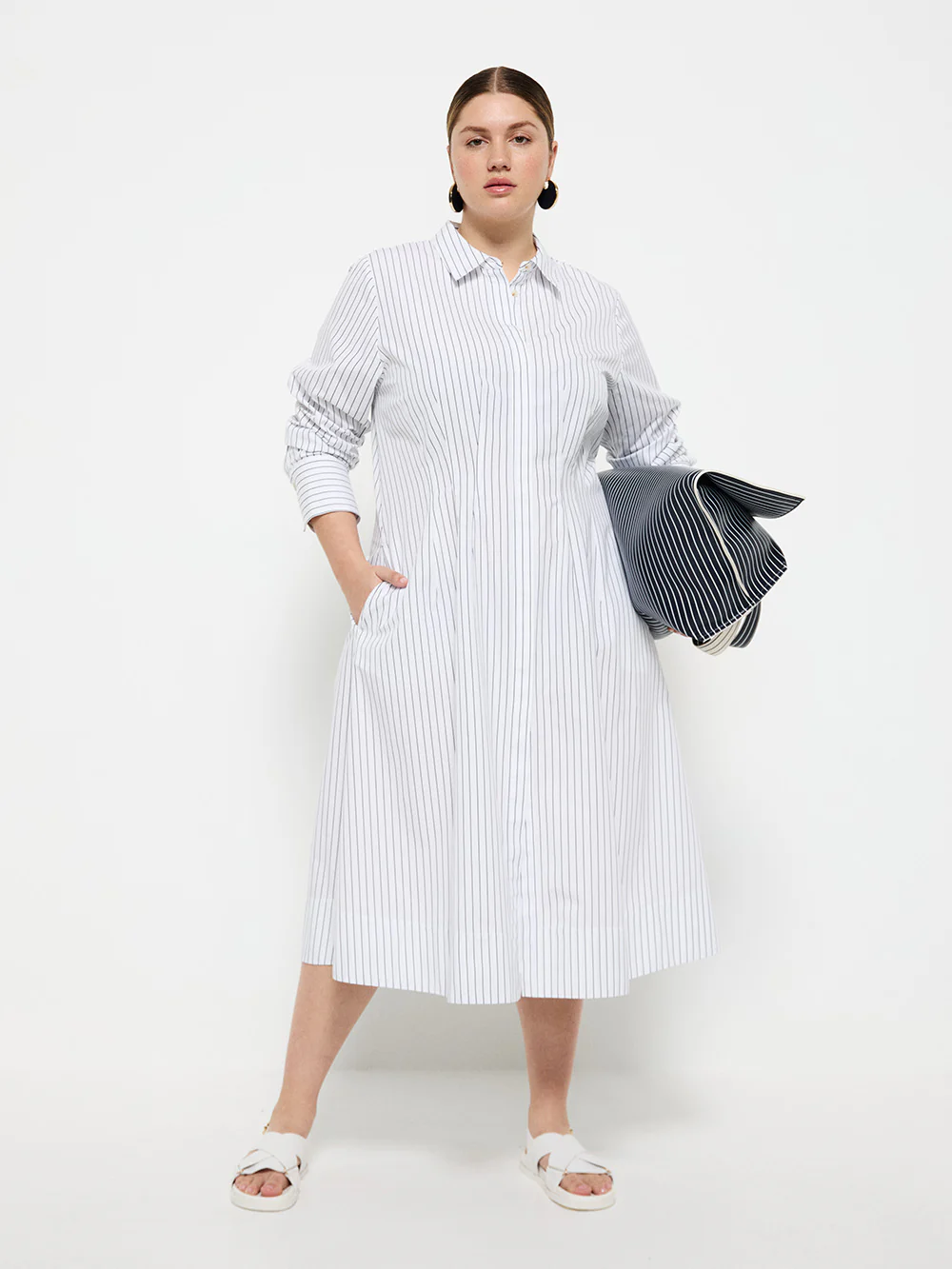 Andy Stripe Dress - Image 8