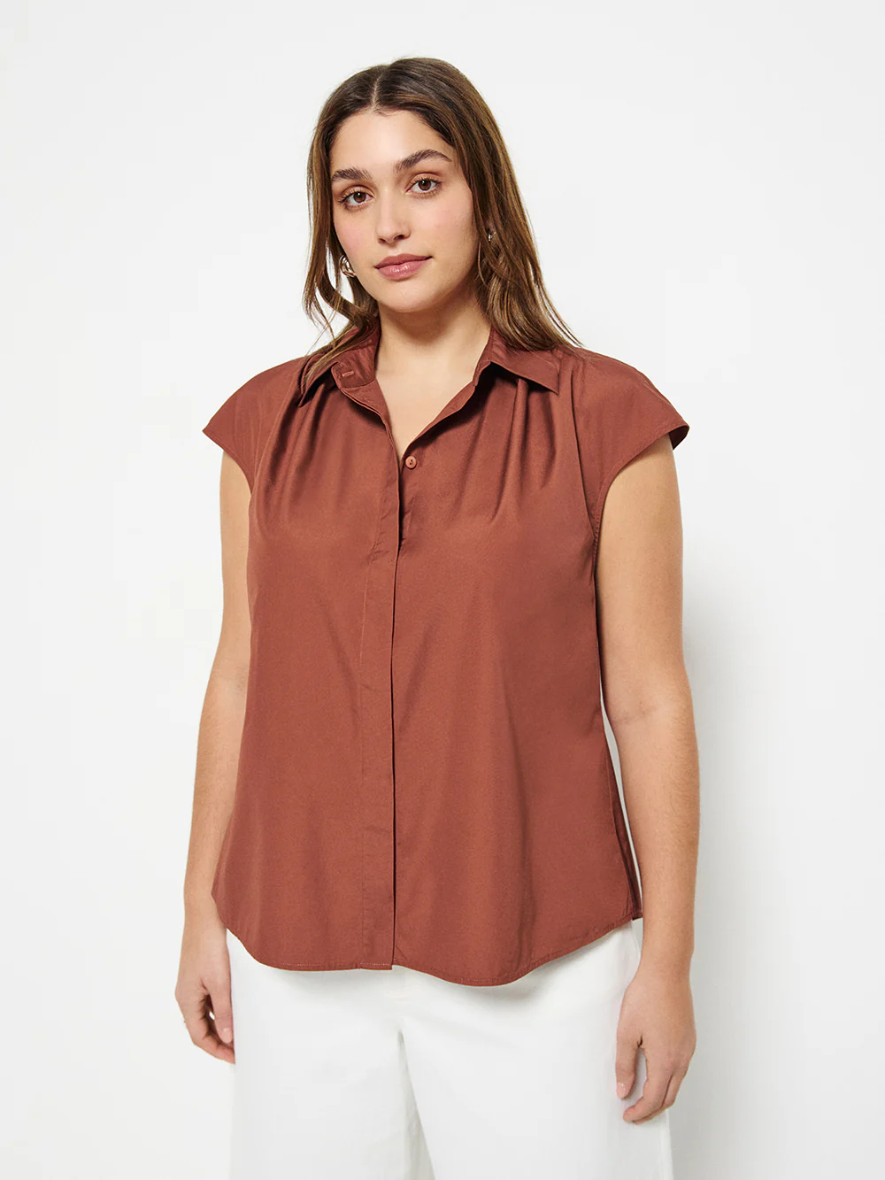 Cap Sleeve Shirt - Image 5