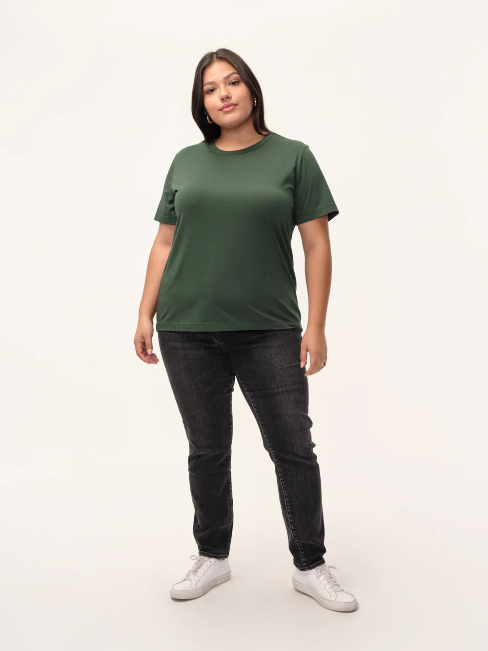 Common Standard Dip Hem Cotton Tee - Image 2