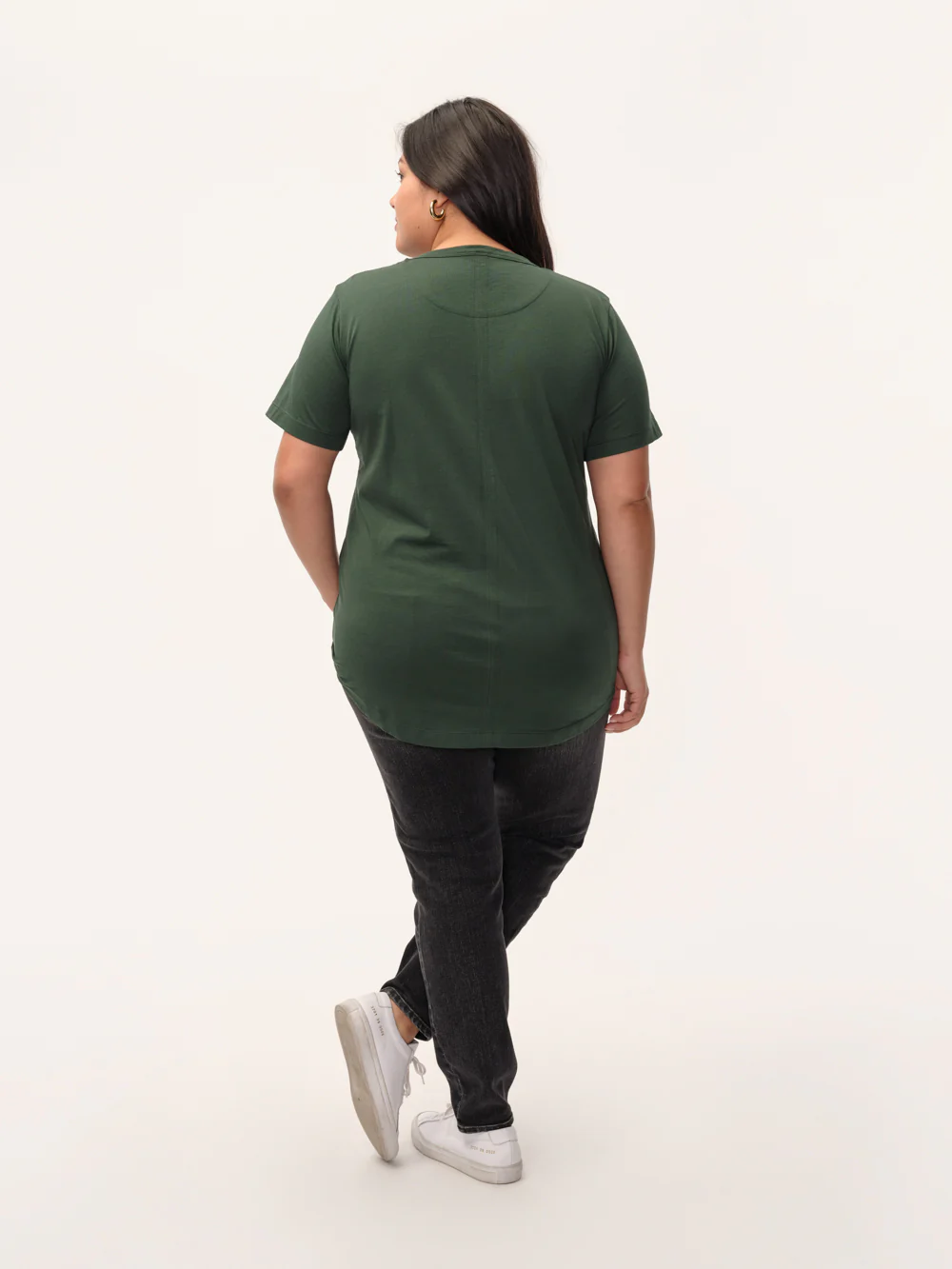 Common Standard Dip Hem Cotton Tee - Image 4