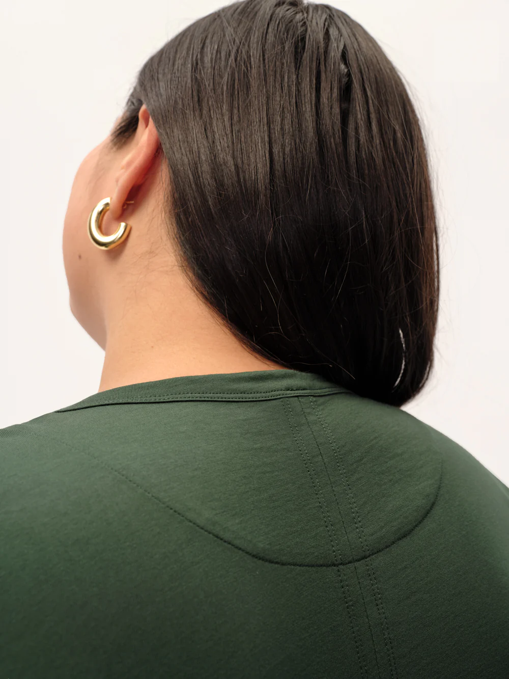 Common Standard Dip Hem Cotton Tee - Image 5
