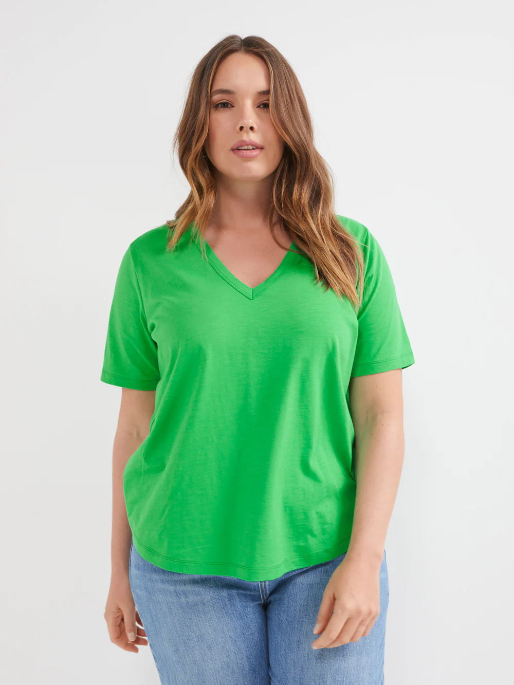 Common Standard Organic Cotton V-Neck Tee - Image 5