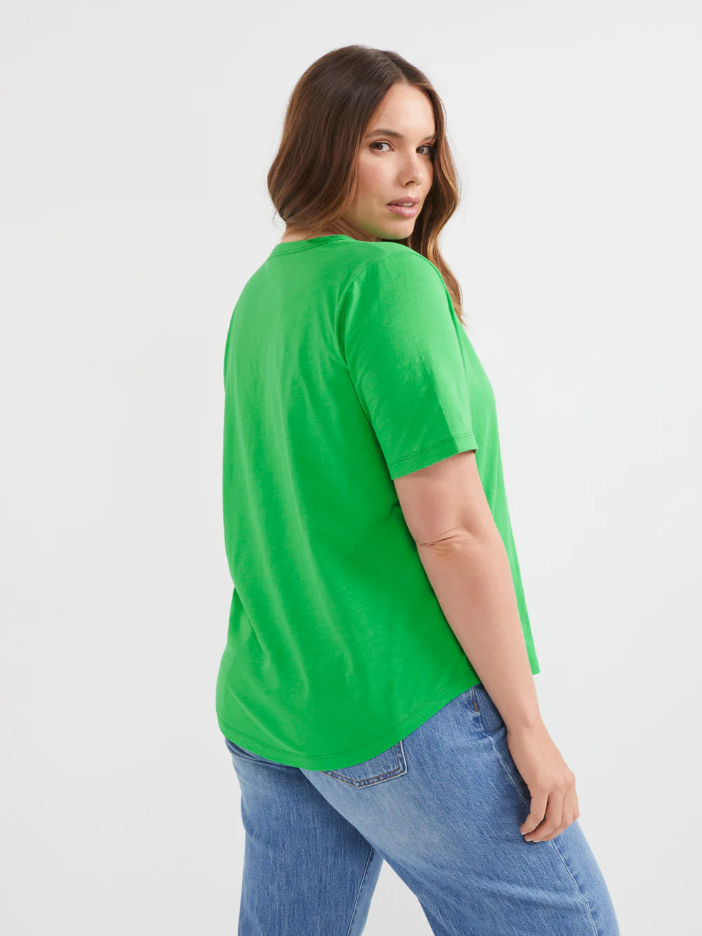 Common Standard Organic Cotton V-Neck Tee - Image 7