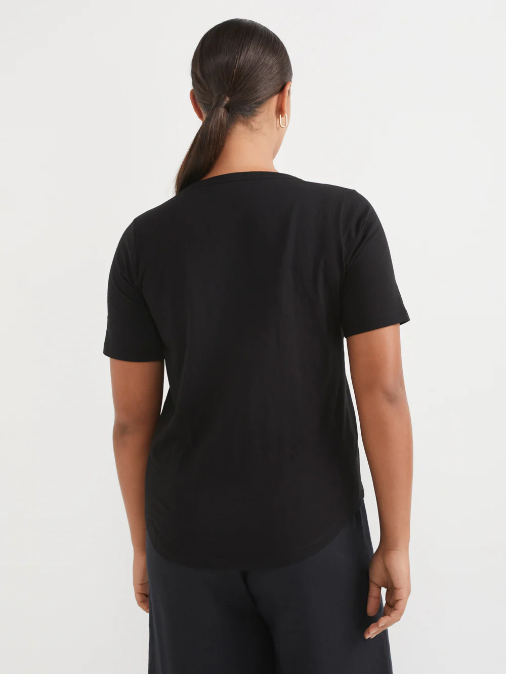 Common Standard Organic Cotton V-Neck Tee - Image 11