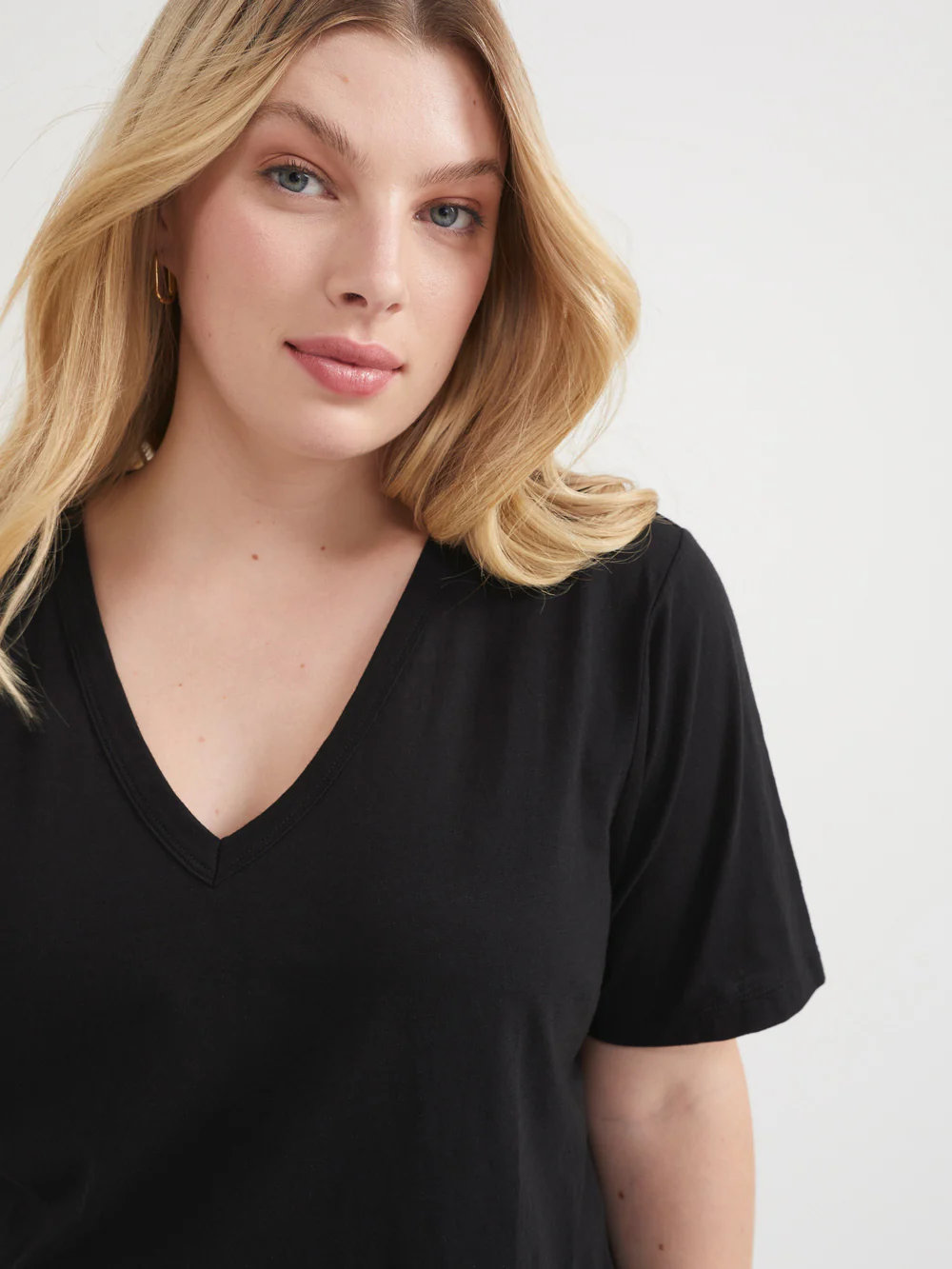 Common Standard Organic Cotton V-Neck Tee - Image 16