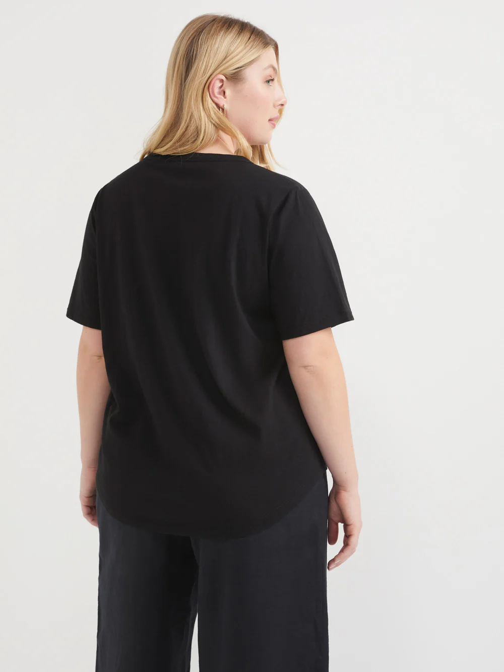 Common Standard Organic Cotton V-Neck Tee - Image 9