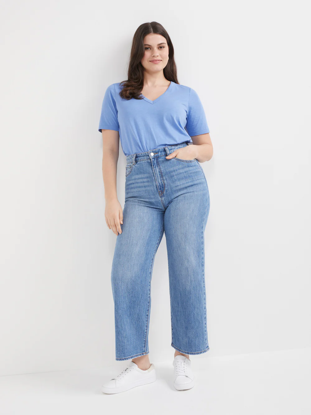 Common Standard Organic Cotton V-Neck Tee