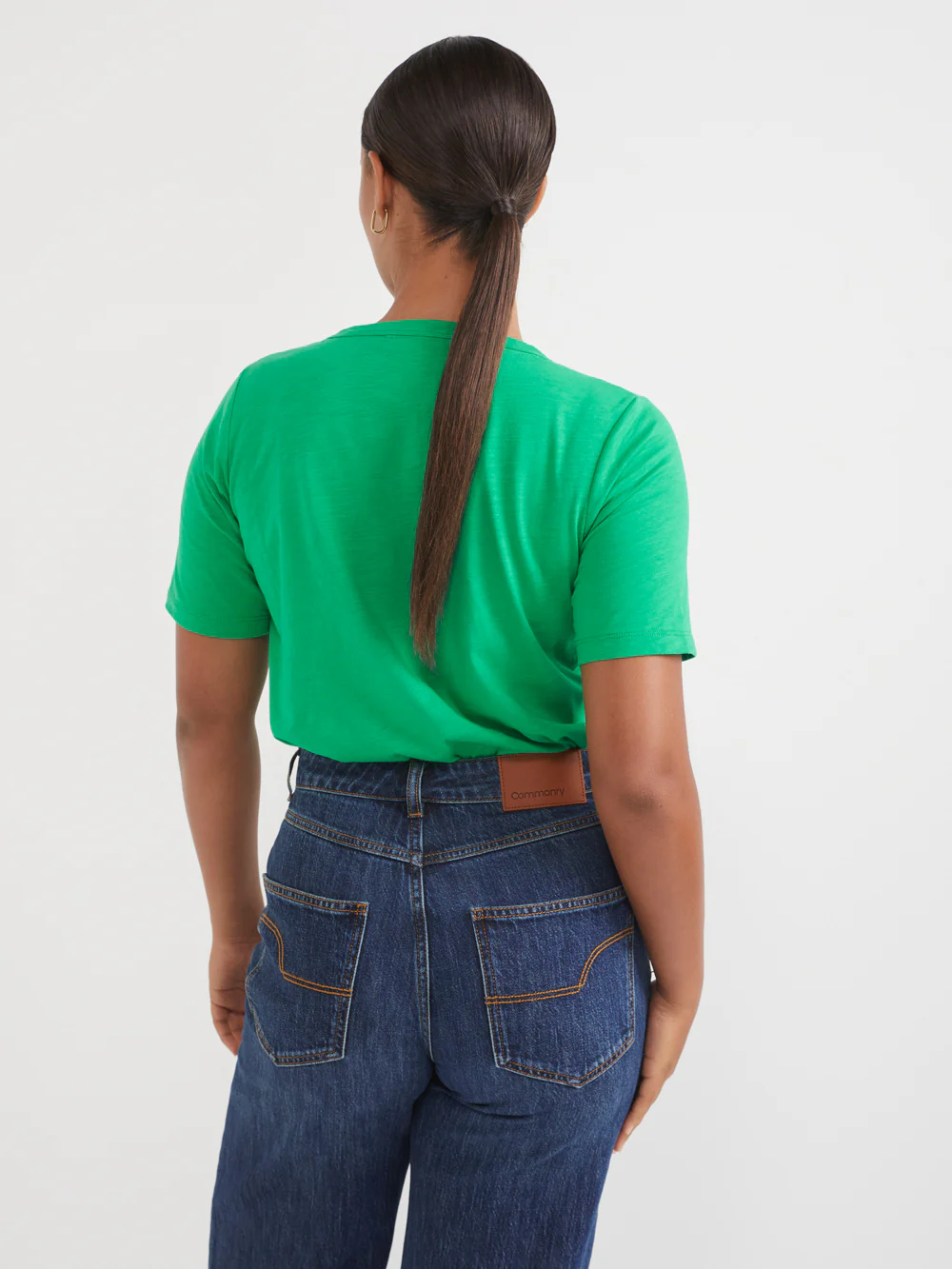 Common Standard Organic Cotton V-Neck Tee - Image 3