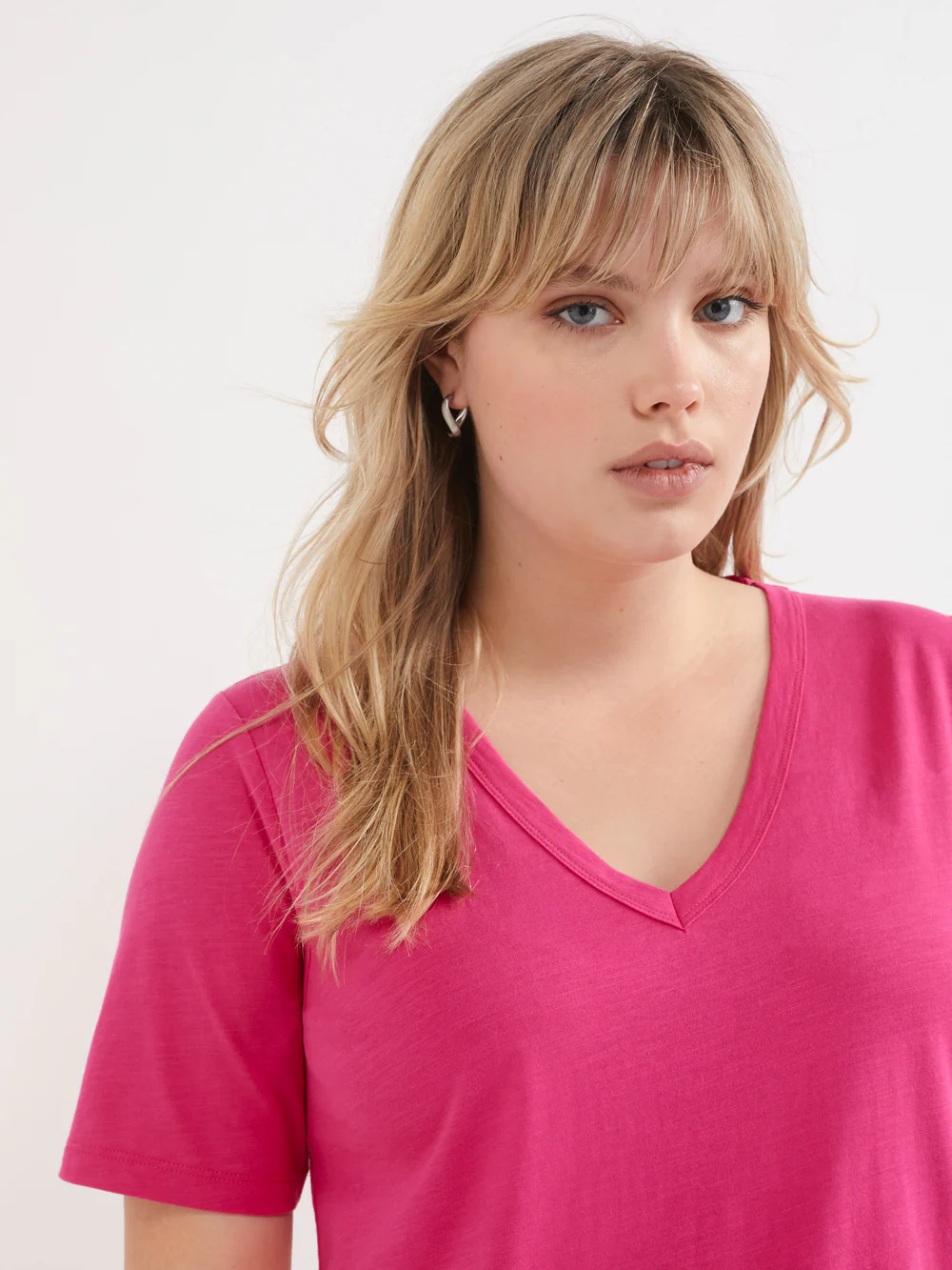 Common Standard Organic Cotton V-Neck Tee - Image 3