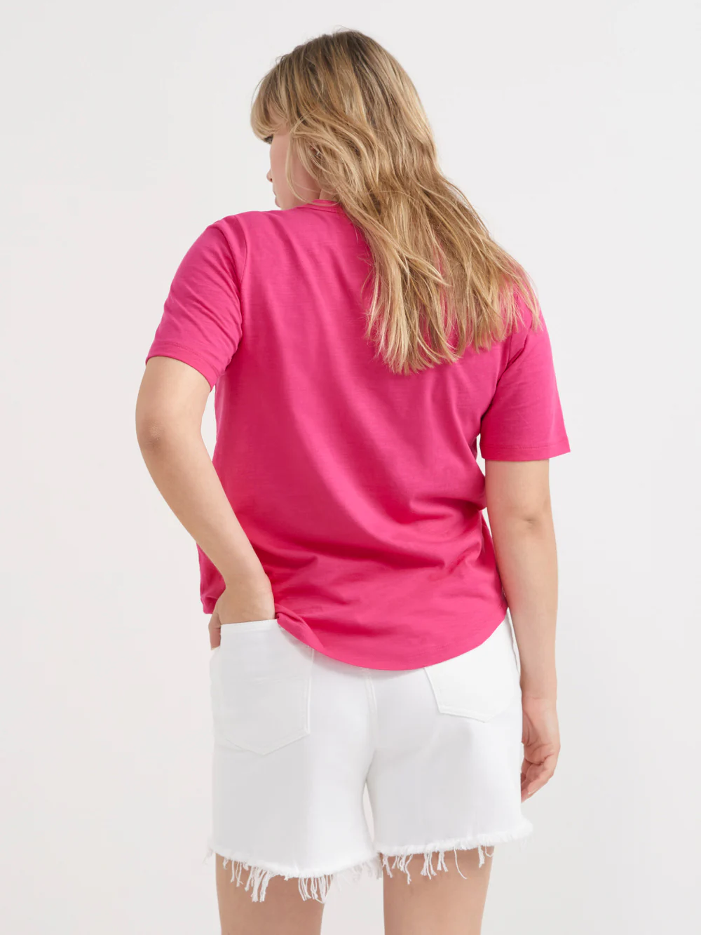 Common Standard Organic Cotton V-Neck Tee - Image 4