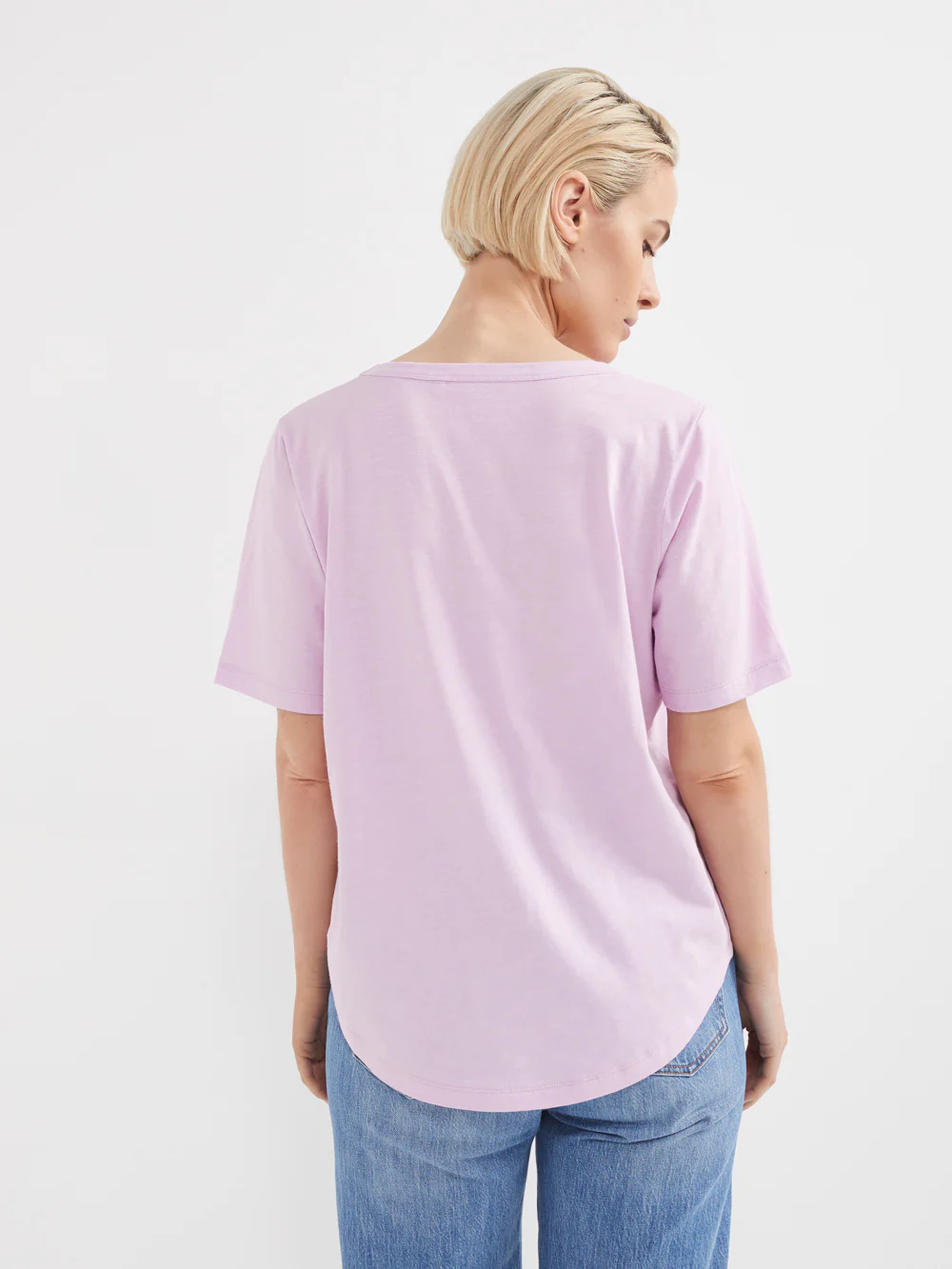 Common Standard Organic Cotton V-Neck Tee - Image 3