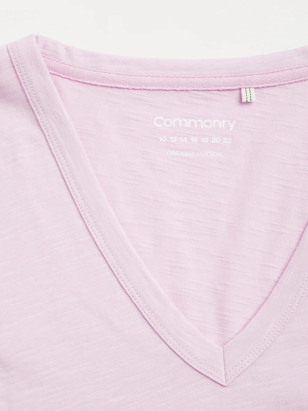Common Standard Organic Cotton V-Neck Tee - Image 5