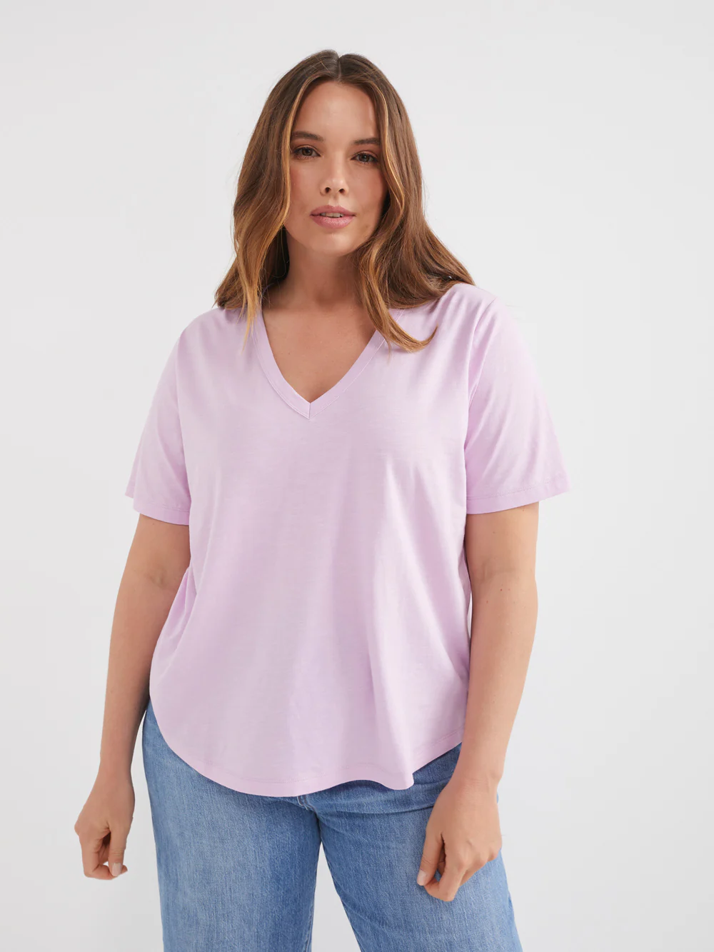 Common Standard Organic Cotton V-Neck Tee - Image 6