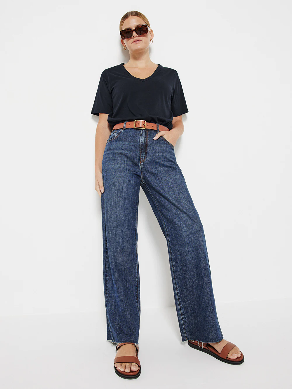 Common Standard Organic Cotton V-Neck Tee - Image 2