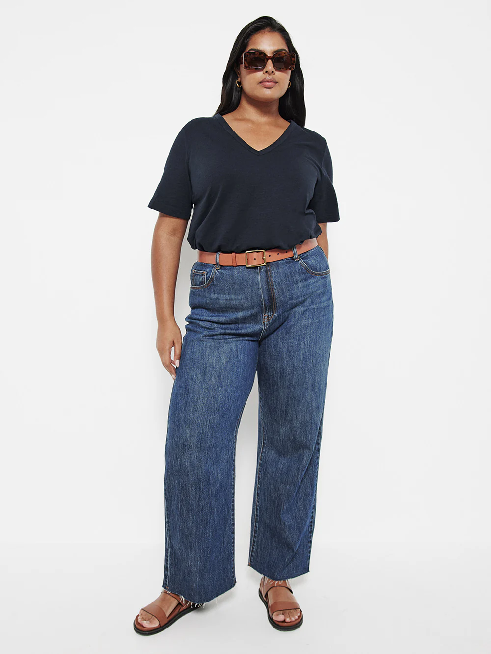 Common Standard Organic Cotton V-Neck Tee - Image 6