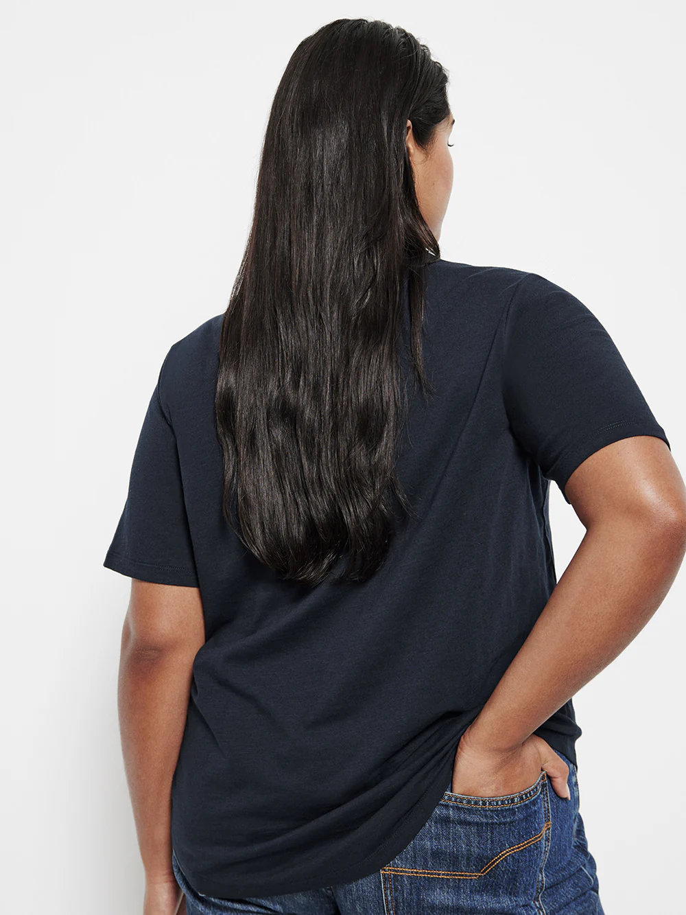 Common Standard Organic Cotton V-Neck Tee - Image 8
