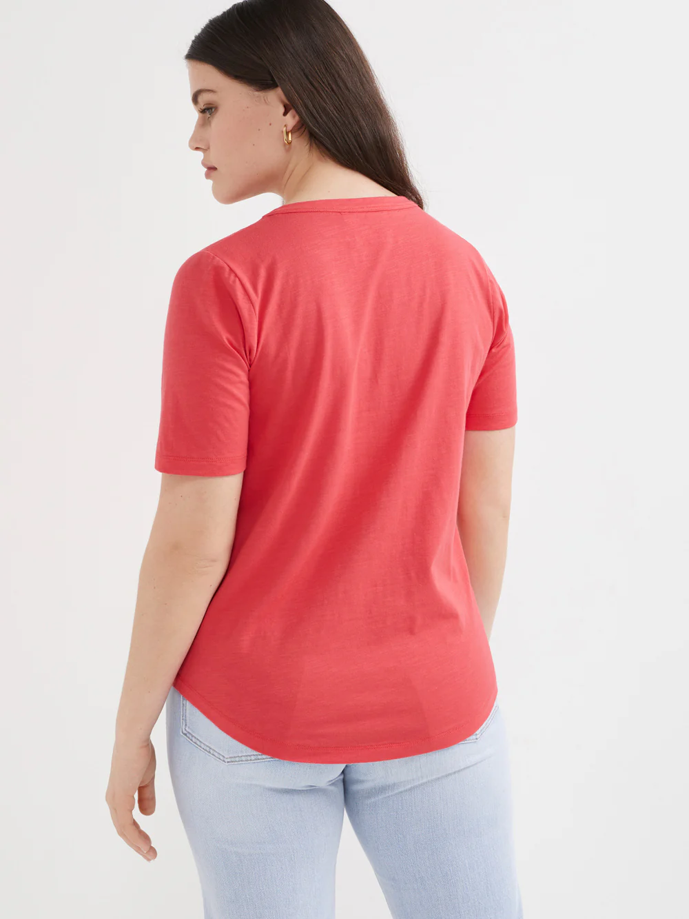 Common Standard Organic Cotton V-Neck Tee - Image 3