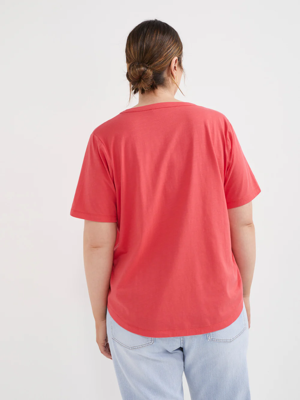 Common Standard Organic Cotton V-Neck Tee - Image 7