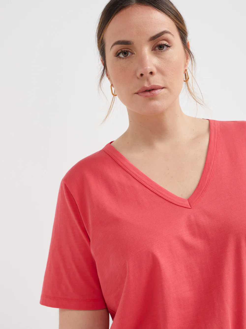 Common Standard Organic Cotton V-Neck Tee - Image 8