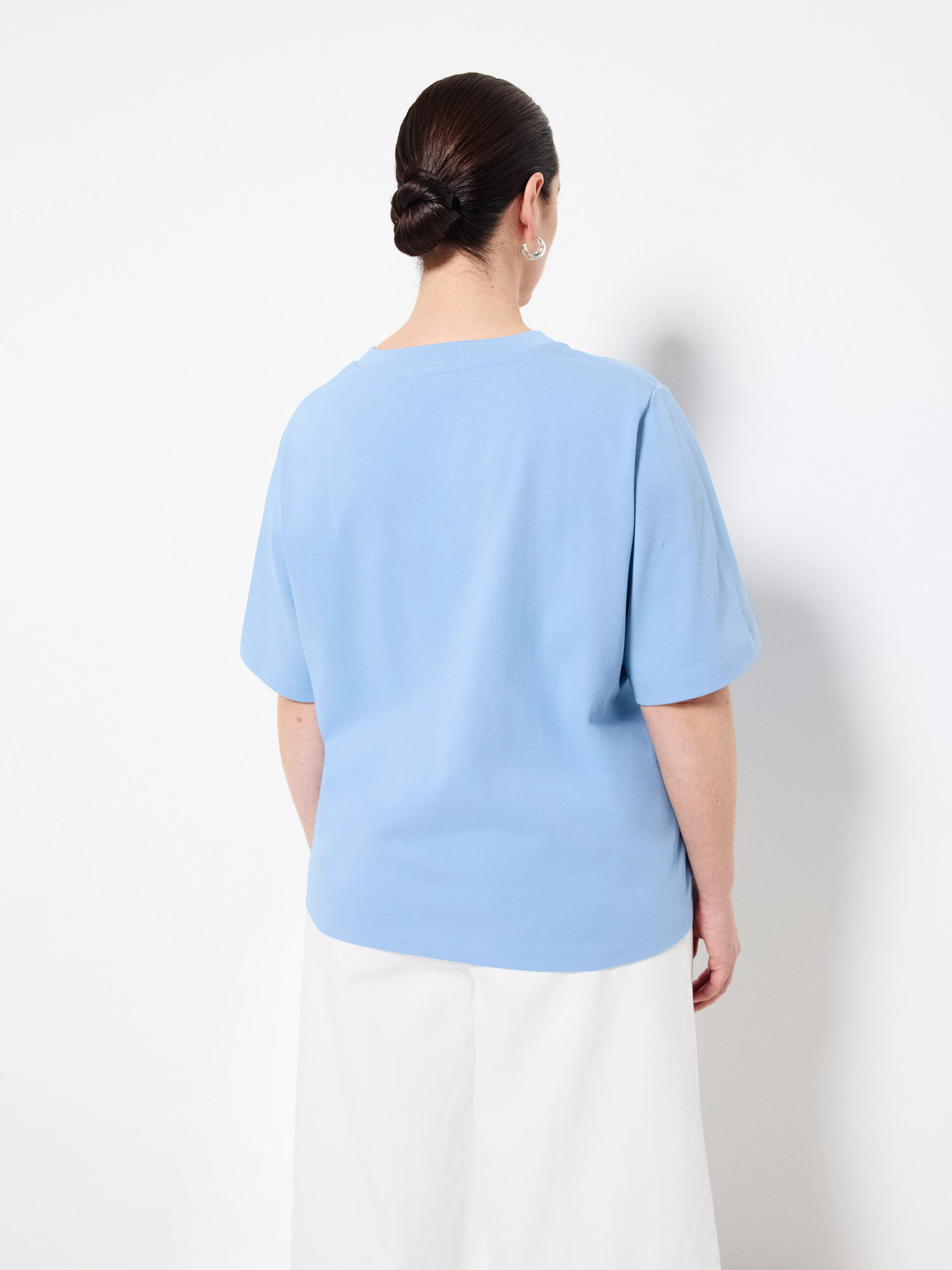 Cotton V-Neck T-Shirt - Image 7