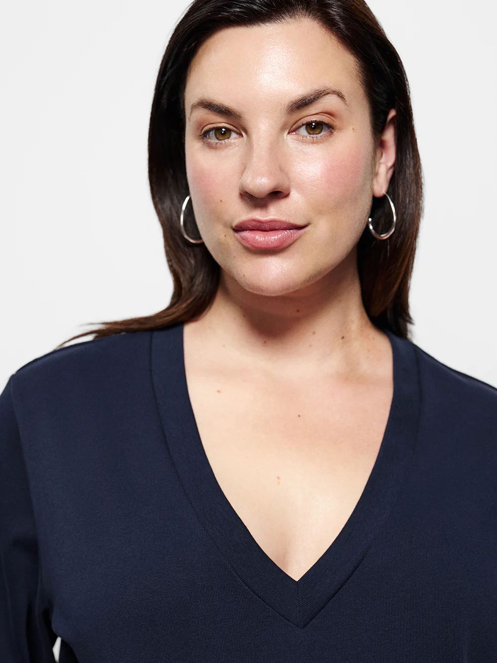 Cotton V-Neck T-Shirt - Image 7