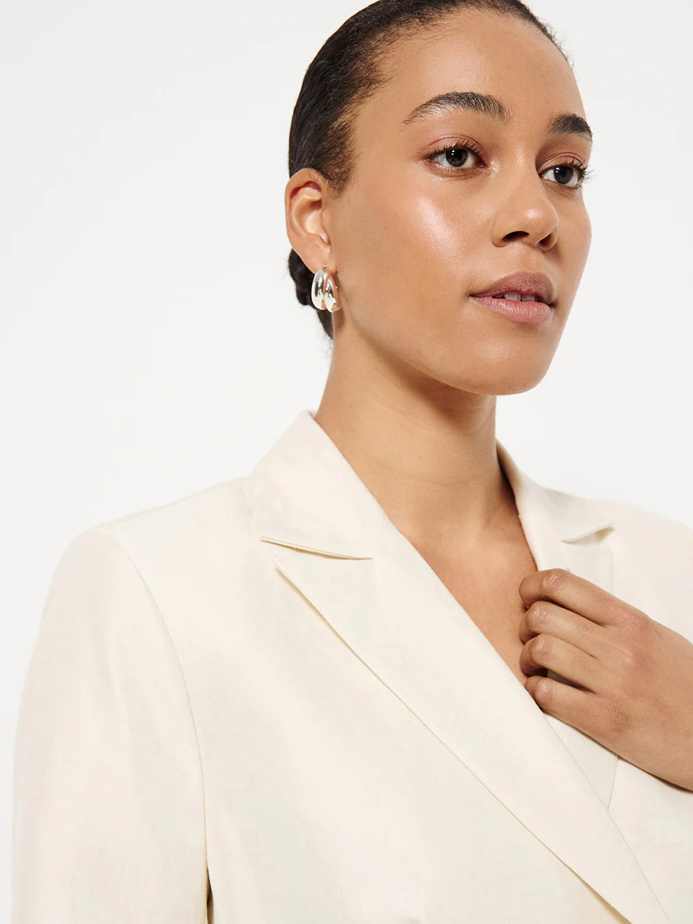 Cropped Blazer - Image 3