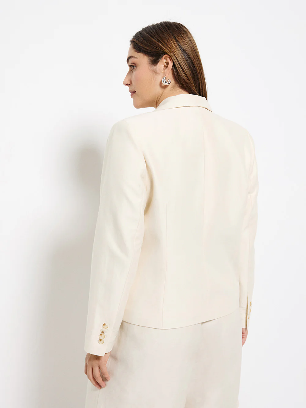 Cropped Blazer - Image 9