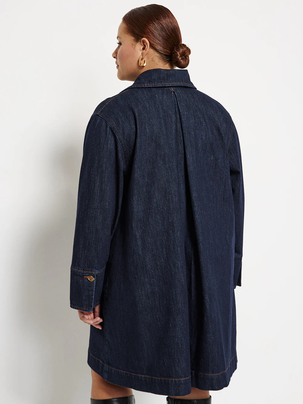 Denim Mini Dress - Image 7