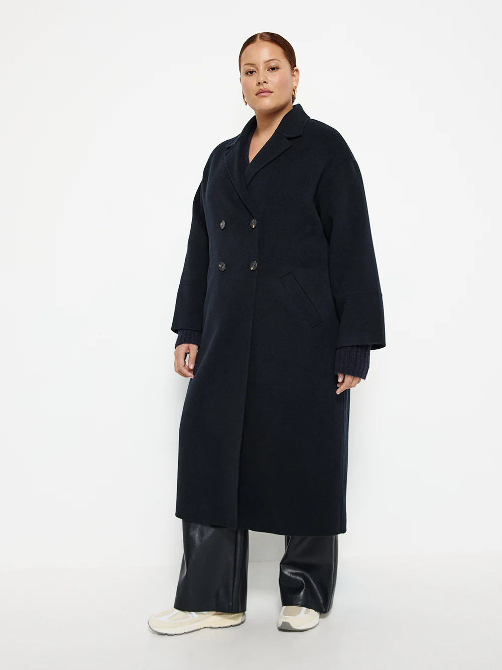 Double Breasted Wool Coat - Image 6
