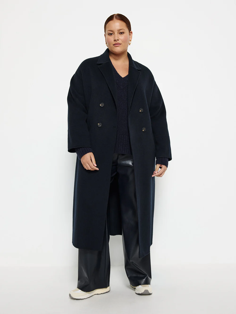 Double Breasted Wool Coat - Image 9