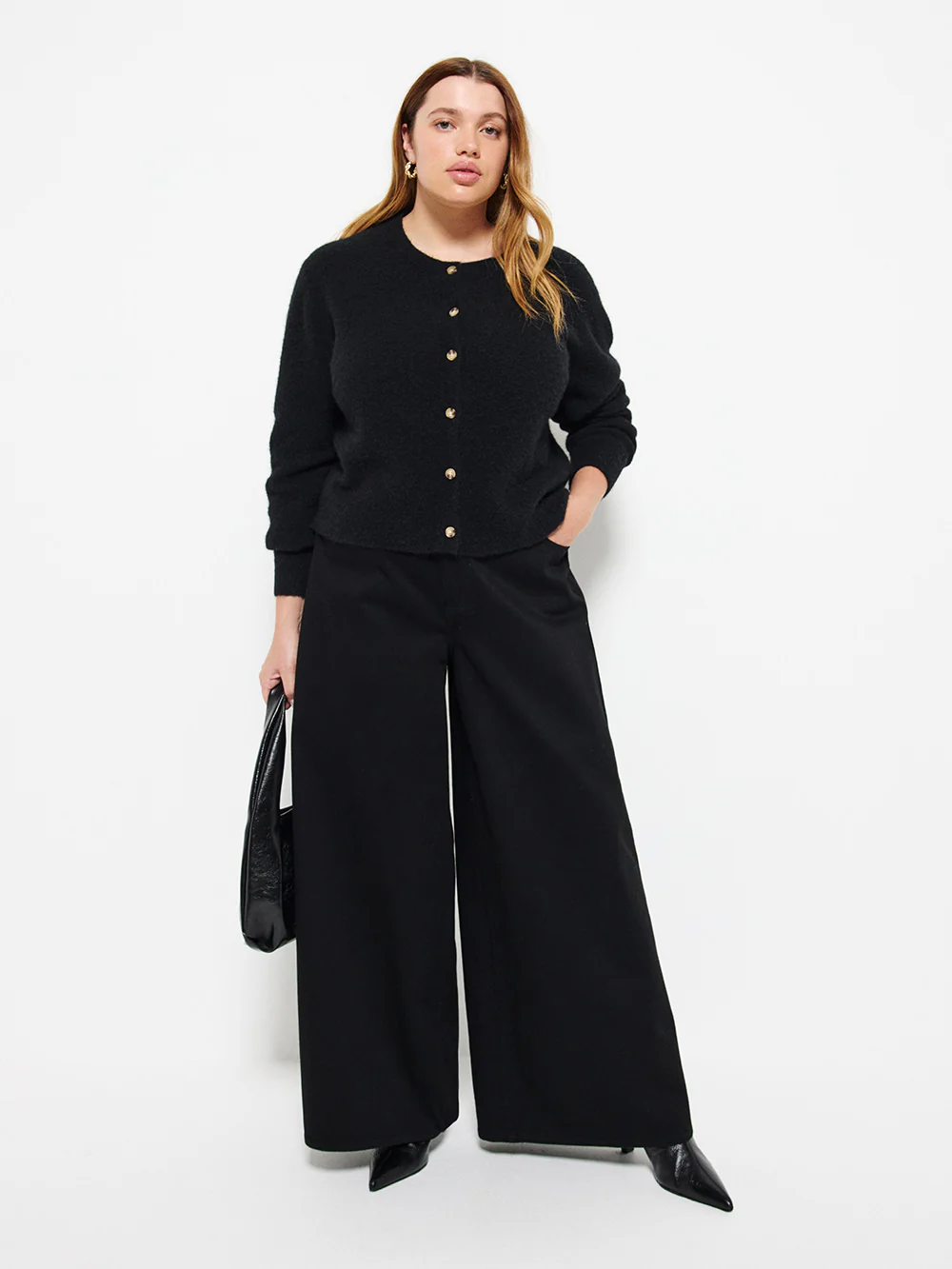 Elasticated Wide Leg Jean - Image 10