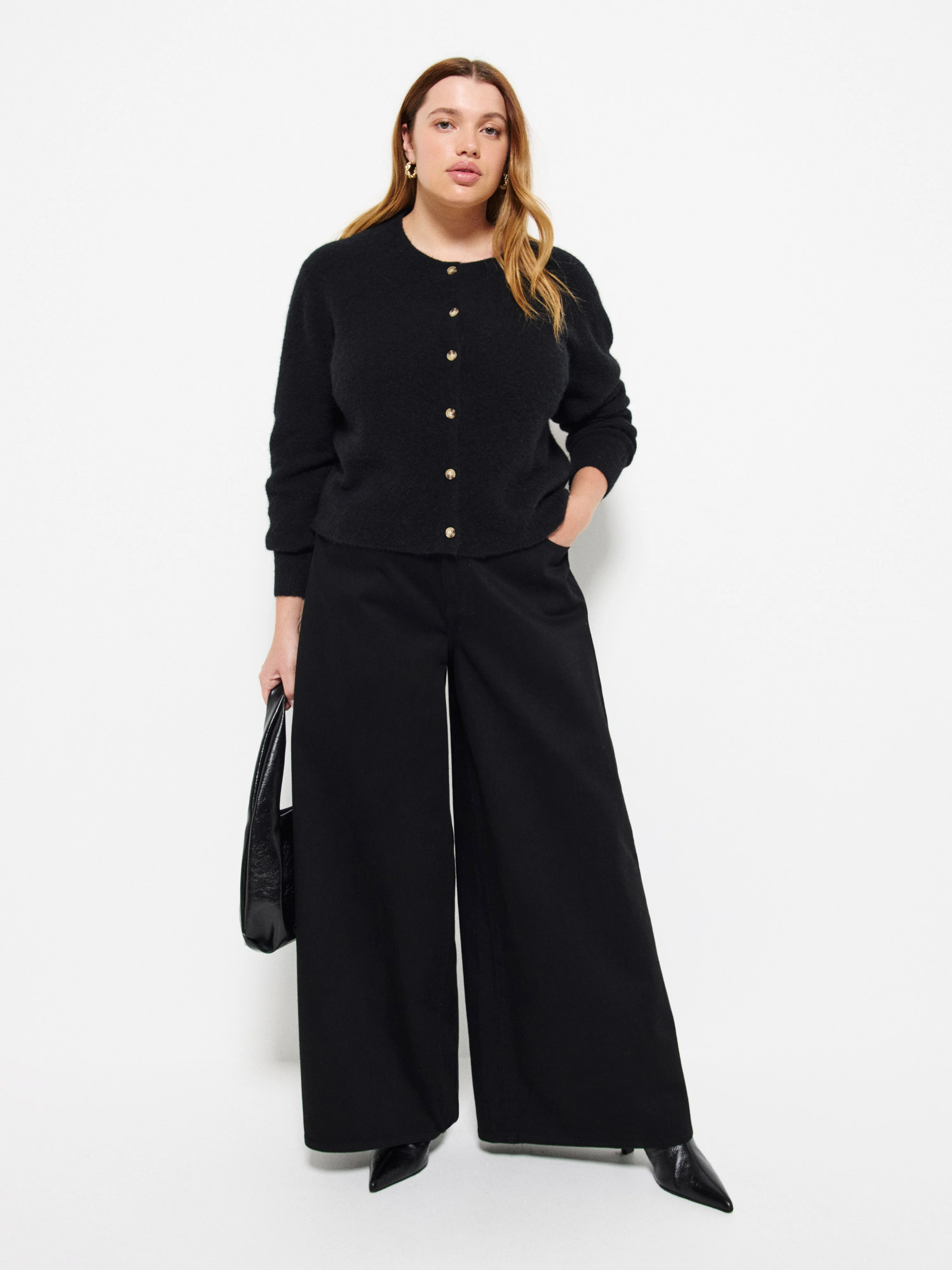 Elasticated Wide Leg Jean - Image 11