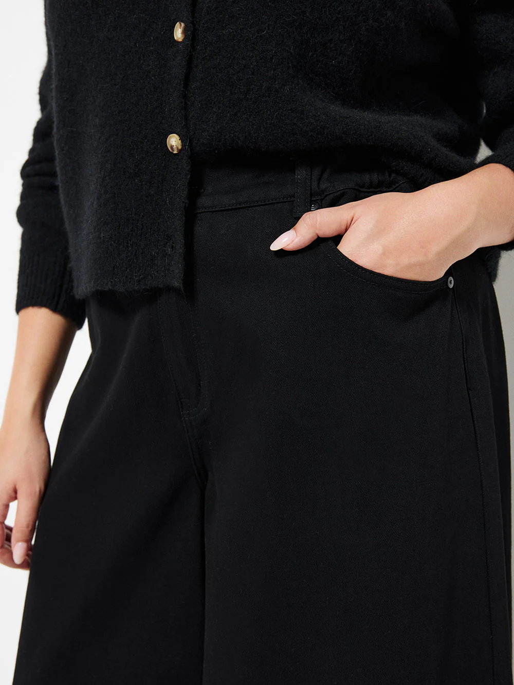 Elasticated Wide Leg Jean - Image 13