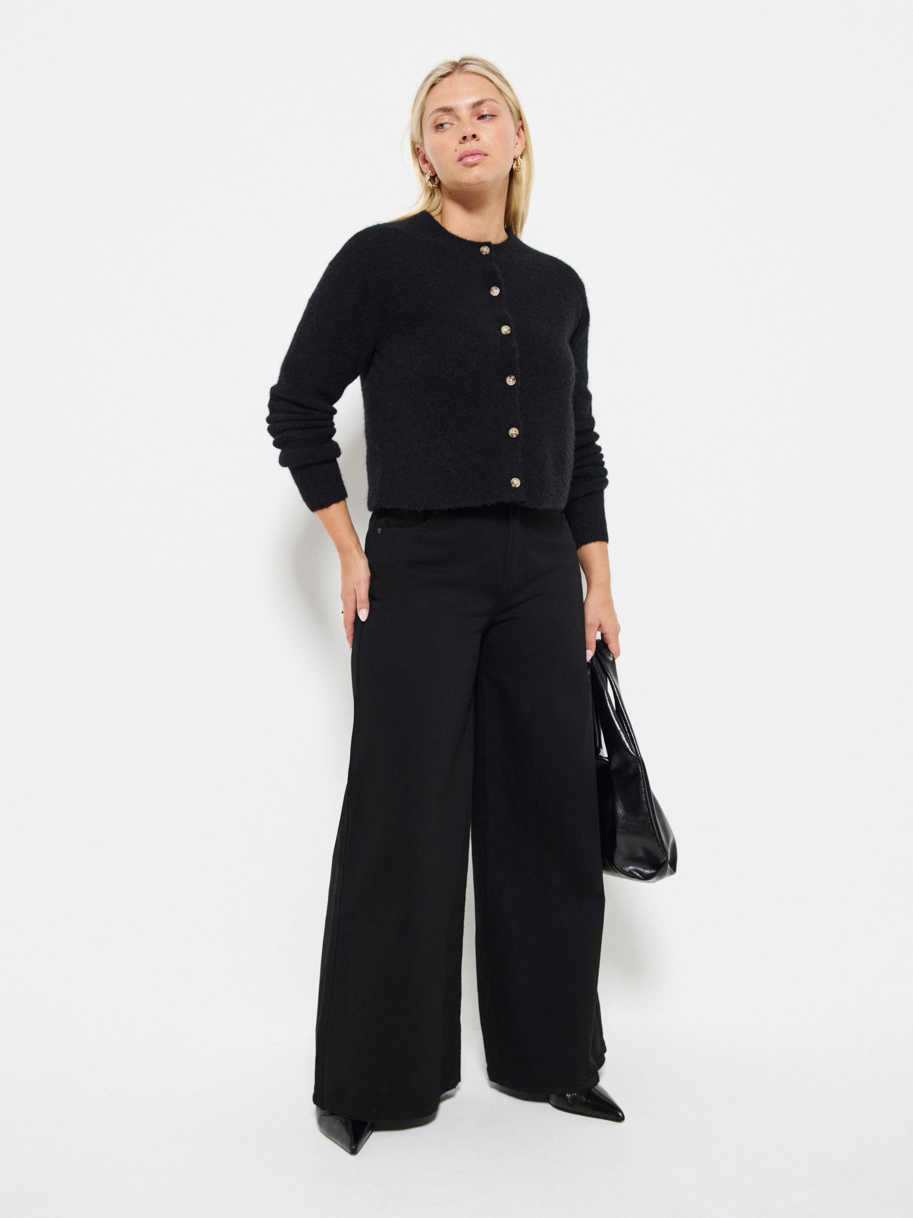Elasticated Wide Leg Jean - Image 4