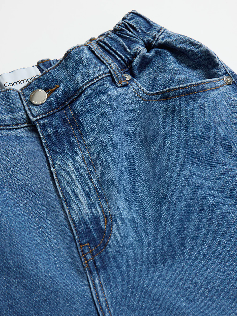 Elasticated Wide Leg Jean - Image 8