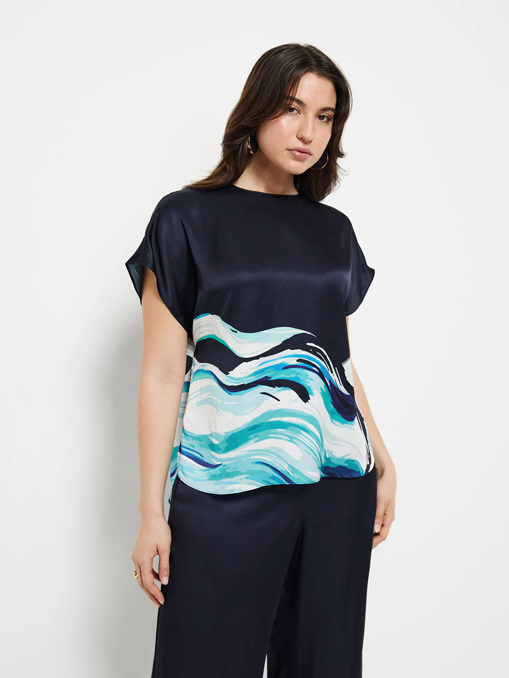 Ellise Print Top