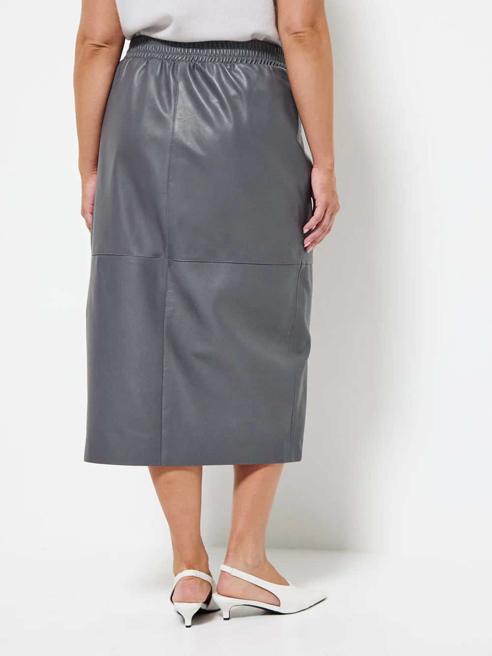 Emery Leather Skirt - Image 9