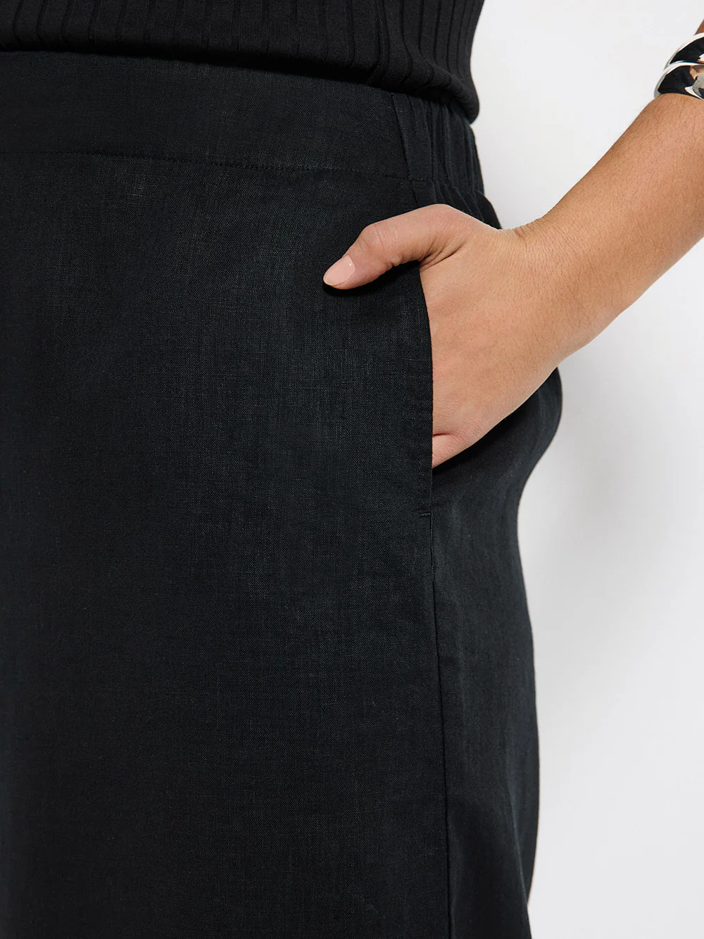 Flat Front Linen Pant - Image 7