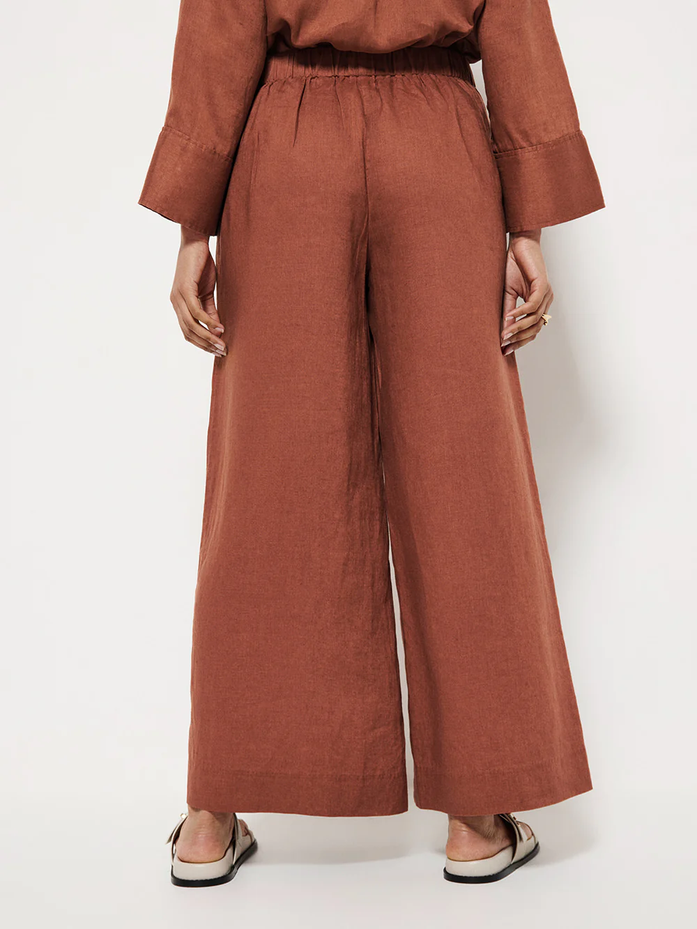 Flat Front Linen Pant - Image 4