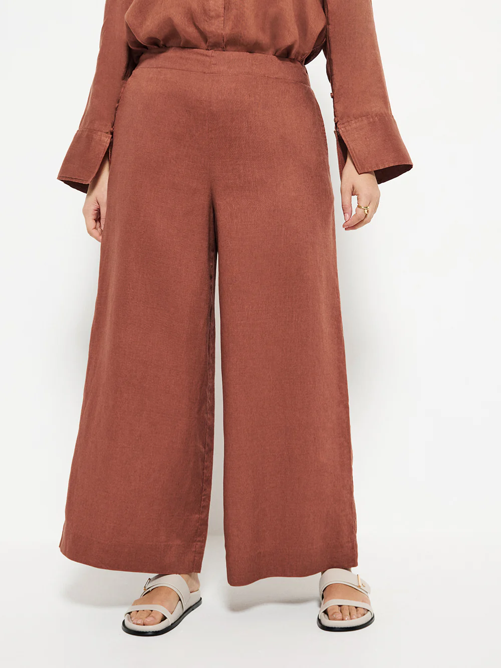 Flat Front Linen Pant - Image 7