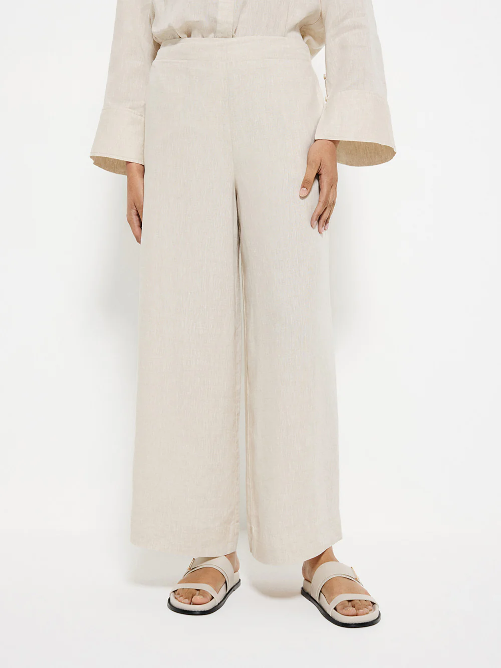 Flat Front Linen Pant - Image 2