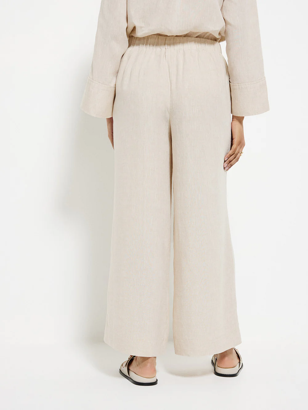 Flat Front Linen Pant - Image 4
