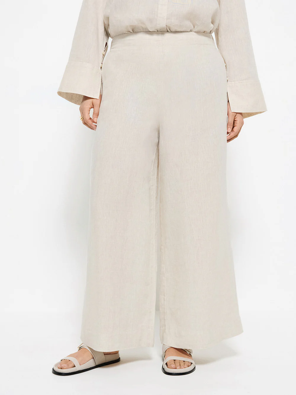 Flat Front Linen Pant - Image 7