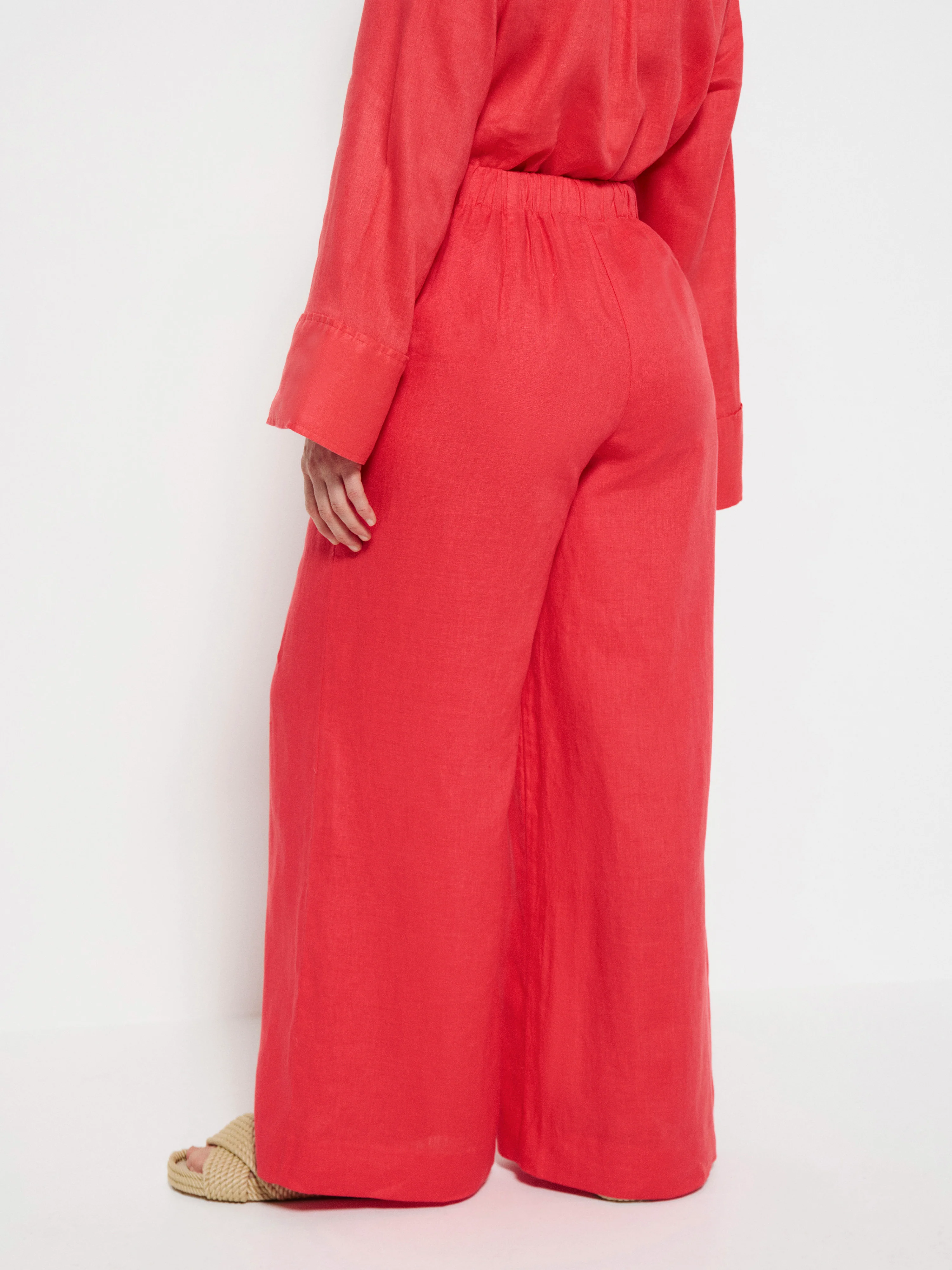 Flat Front Linen Pant - Image 4
