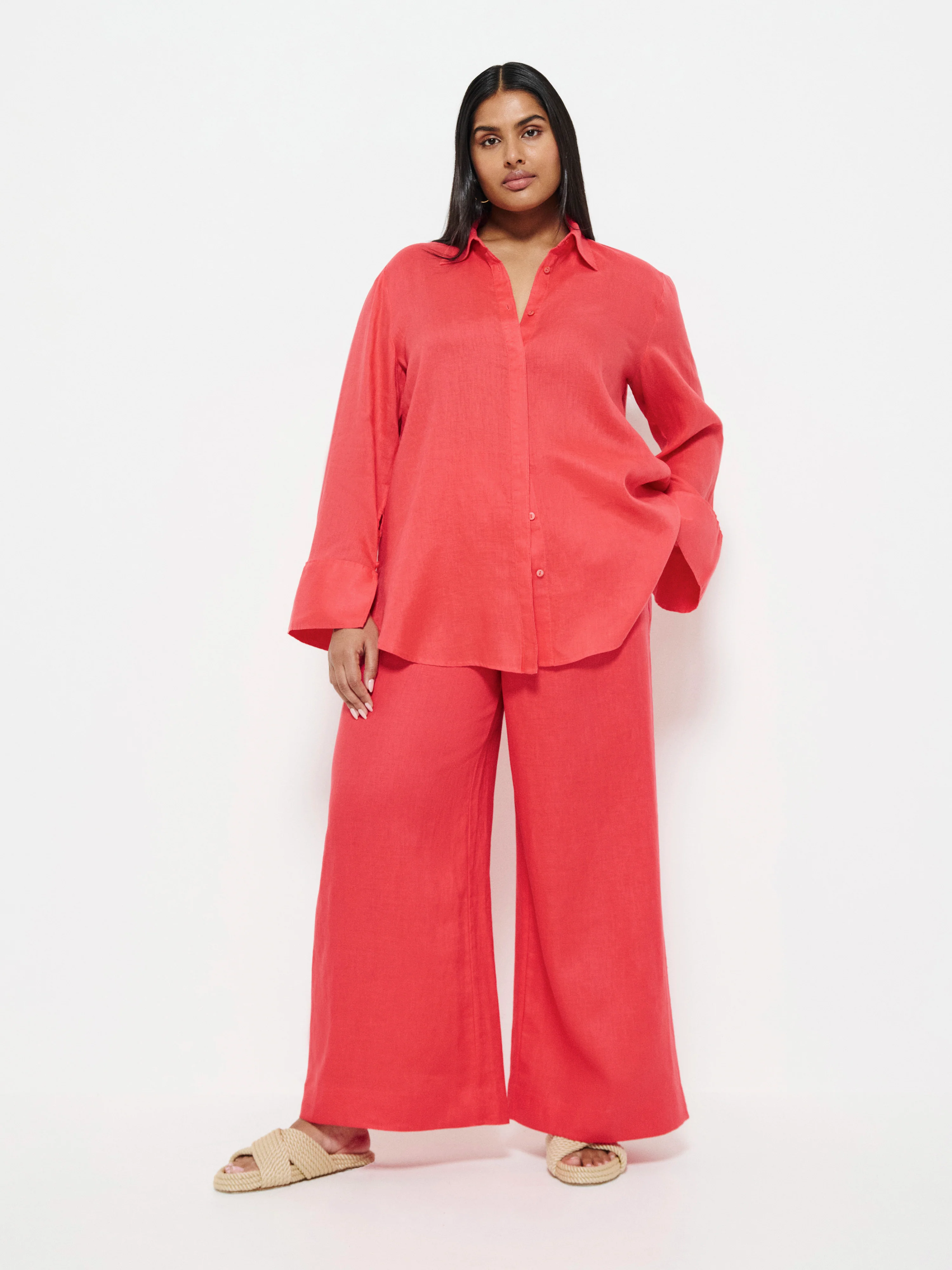Flat Front Linen Pant - Image 6